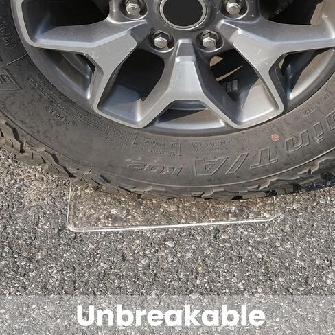 أغطية لوحة الترخيص والإطارات ، أغطية لوحة ترخيص 2 حزمة ، وكسر التحرير والسرد ، ولوحات ترخيص السيارة غير القابلة للكسر ، يلائم أي لوحات أمريكية قياسية مع قبعات مسامير (رمادية) in Kuwait