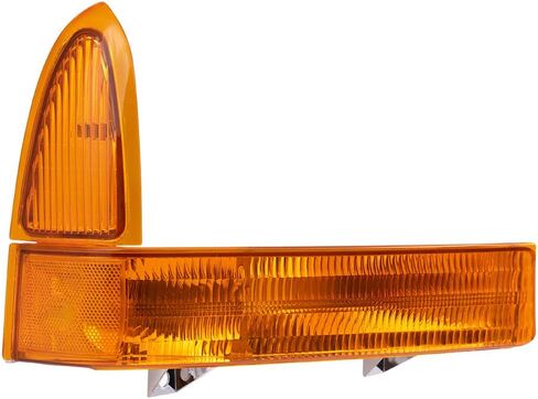 Brock Replacement Driver and Passenger Park Signal Front Marker Lights with Amber Lenses Compatible with 1999-2004 F250 F350 F450 Super Duty Pickup Truck in Saudi Arabia
