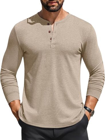 قمصان Henley الخاصة بالرجال Coofandy in Kuwait