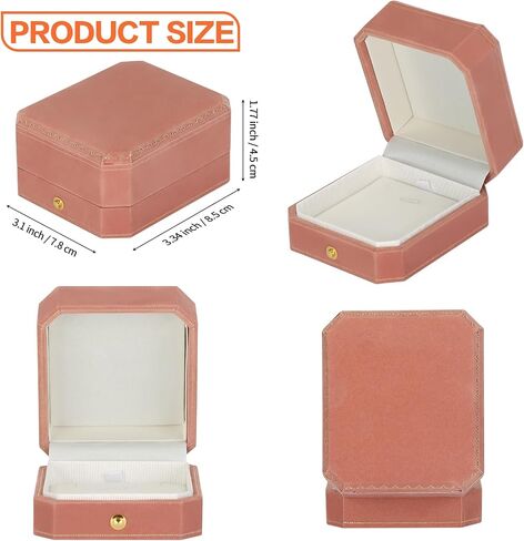 Velvet Necklace Pendant Gift Box, Premium Jewellry Storage Display Holder Case for Wedding Engagement Birthday Anniversary Ceremony for Women Girl (Black) in Saudi Arabia