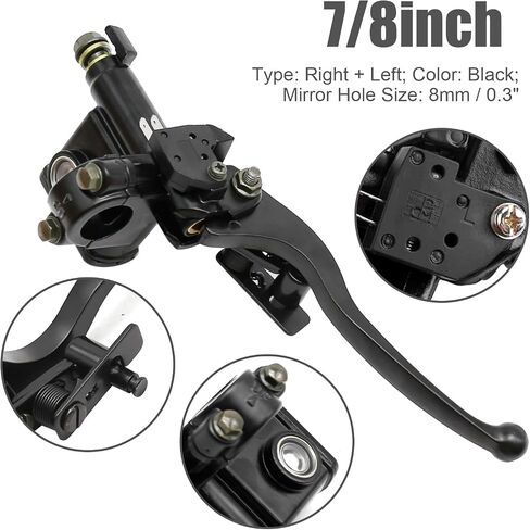 7/8" 22mm Right & Left Hand Brake Master Cylinder Replacement for GY6 50cc 110cc 125cc 150cc 250cc Replacement for Taotao Replacement for Sunl Scooter Moped ATV4 Wheeler Dirt Pit Bike in Saudi Arabia