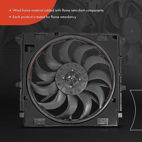 A-Premium Engine Radiator Cooling Fan Assembly with Brushless Motor Compatible with Select Chevrolet and GMC Models - Colorado 2015-2020, Canyon 2015-2020 - Replace# 84909353, 84188461 in Saudi Arabia
