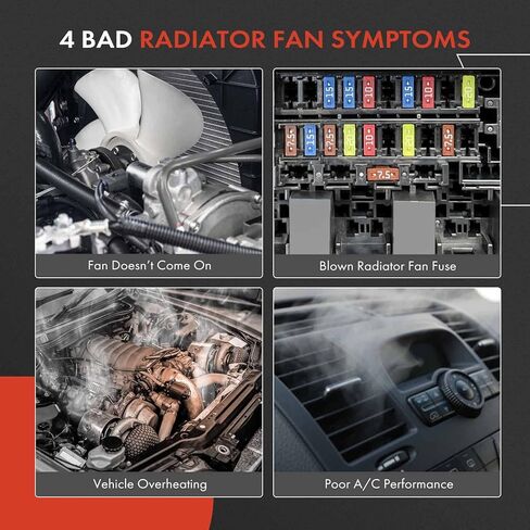 A-Premium Engine Radiator Cooling Fan Assembly with Brushless Motor Compatible with Select Chevrolet and GMC Models - Colorado 2015-2020, Canyon 2015-2020 - Replace# 84909353, 84188461 in Saudi Arabia