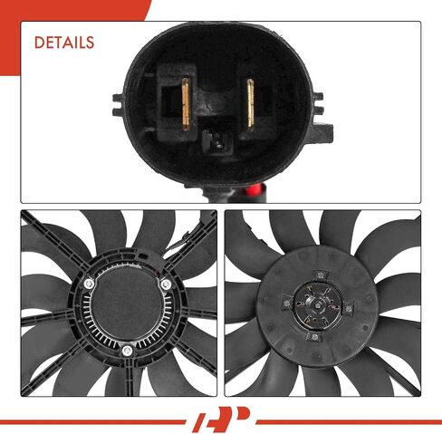 A-Premium Engine Radiator Cooling Fan Assembly with Brushless Motor Compatible with Select Chevrolet and GMC Models - Colorado 2015-2020, Canyon 2015-2020 - Replace# 84909353, 84188461 in Saudi Arabia
