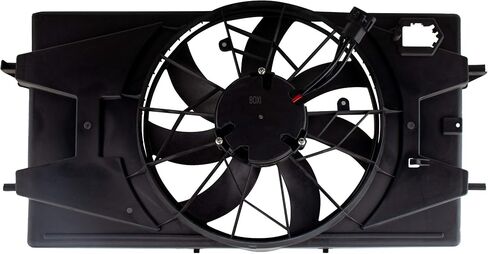 Boxi 620-635 Radiator Condenser Cooling Fan Motor Assembly for 2005 2006 2007 2008 2008 2010 for Chevy Cobalt 2.2L / 2007 2008 2009 for Pontiac G5 2.2L (استبدال 15211556 GM3117107 621100) in Kuwait