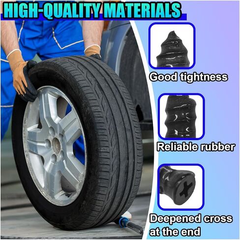 Tire Repair Nails, Car Rubber Fast Puncture Repair Screw Tires Plug Kit, Self-Service Spiral Vacuum Tire Mending Nail Tools Fit Vehicle, Truck, Motorcycle for Repairing Tires (40PCS) in Saudi Arabia