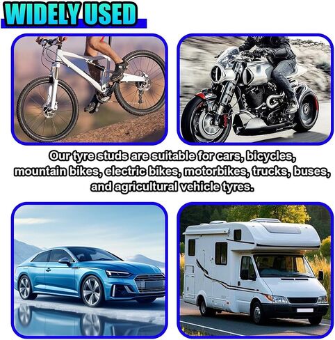 Tire Repair Nails, Car Rubber Fast Puncture Repair Screw Tires Plug Kit, Self-Service Spiral Vacuum Tire Mending Nail Tools Fit Vehicle, Truck, Motorcycle for Repairing Tires (40PCS) in Saudi Arabia