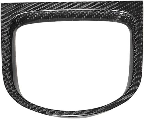 3pcs Real Carbon Fiber Interior Car Gear Shift Box Panel Cover Trim Frame Kit for Ford Mustang 2015-2020 Accessories in Saudi Arabia