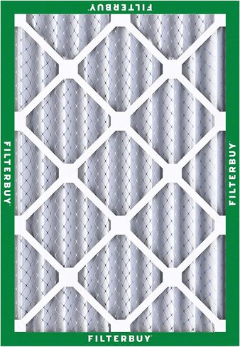 مرشح الهواء Filterbuy 12x25x1 MERV 8 Dust Defense (عبوة واحدة)، استبدال مرشحات هواء فرن HVAC AC المطوية (الحجم الفعلي: 11.75 × 24.75 × 0.75 بوصة) in Kuwait