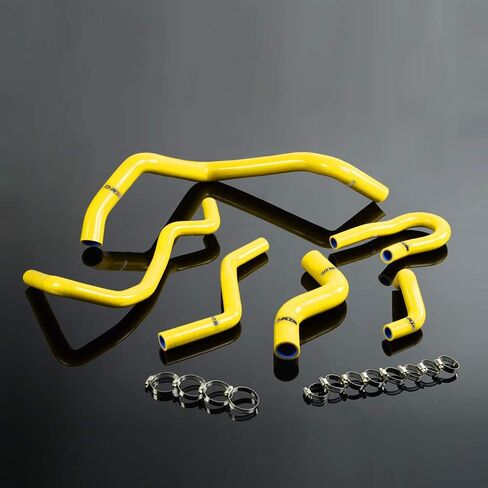 مجموعة خرطوم المبرد السيليكون PIT66 ، متوافقة مع 1992-2000 Honda Civic 1.6L SOHC D15 D16 EG/EK الأسود مع المشابك in Kuwait
