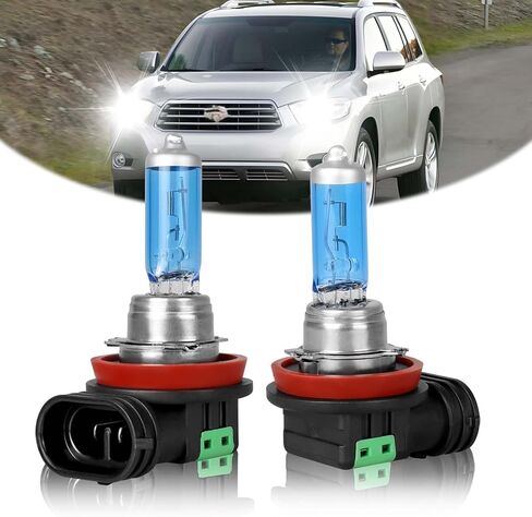 Fit for 2018 2019 2021 Toyota CHR High Performance Halogen Headlight Bulbs,9012 High Low Beam Replacement Bulbs Kit,100W,IP68,Plug and Play,5500K White Light 2 Pack in Saudi Arabia