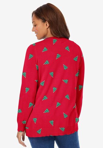 Woman Within Plus Size Perfect Long-Sleeve Cardigan in Saudi Arabia