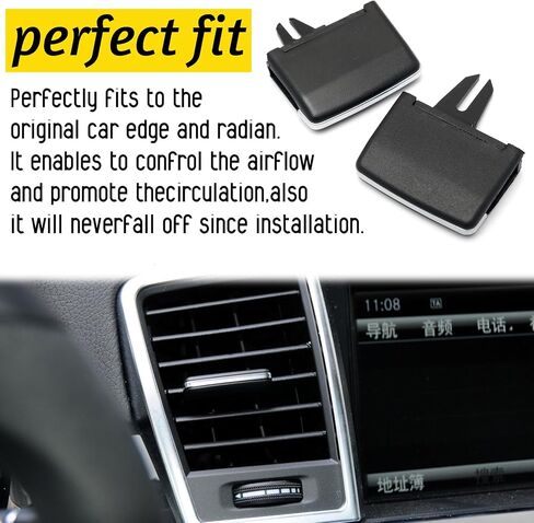 Front Left/Right Air Vent Grille Outlet Tab Clip Replacement for Mercedes-Benz W166 ML-Class 2012-2015 ML250 ML350 ML400,GLE-Class 2016-2019,X166 GL-Class 2013-2016,GLS-Class 2017-2019(1PCS) in Saudi Arabia