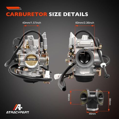 Yamaha Road Star Carburetor Compatible with 1999-2003 XV1600 & 2002-2014 XV1700 | Replace OEM Number 4WM-14101-03-00,4WM-14101-13-00(Includes Extra Jets&Intake Manifold,Spark Plug) in Saudi Arabia