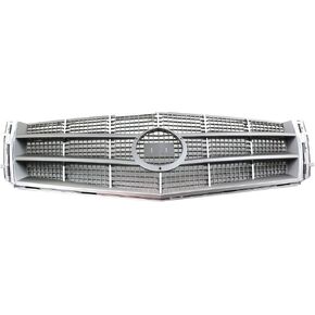 Garage-Pro Grille Assembly Compatible with 2008-2011 Cadillac CTS Chrome Shell with Painted Silver Gray Insert in Kuwait