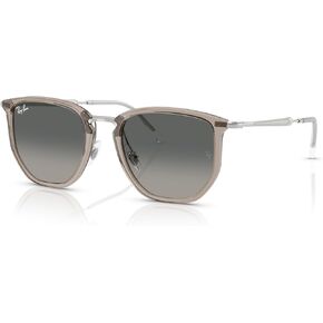 Ray-Ban Unisex Sunglasses Black Frame, Dark Grey Lenses, 53MM in Saudi Arabia