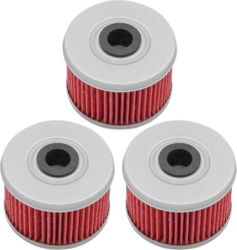 Caltric 3 Pack Oil Filter Compatible with Honda 400 Trx400Ex Trx-400Ex Trx400X Foreman Sportrax 1999-2014 in Saudi Arabia