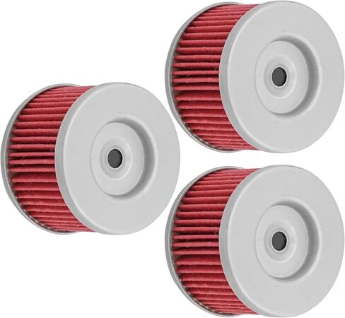 Caltric 3 Pack Oil Filter Compatible with Honda 400 Trx400Ex Trx-400Ex Trx400X Foreman Sportrax 1999-2014 in Saudi Arabia