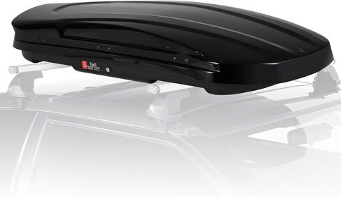 Garvee Heavy Duty Hard Shell Roof Top Cargo Carrier - 69(L) x33(W) x11(H) Waterproof Lockable Storage Box Capacity 165 Lbs 17 Cu Ft - Tool-Free Install- Fits SUV, Truck, Van (17 Cubic Ft) in Saudi Arabia
