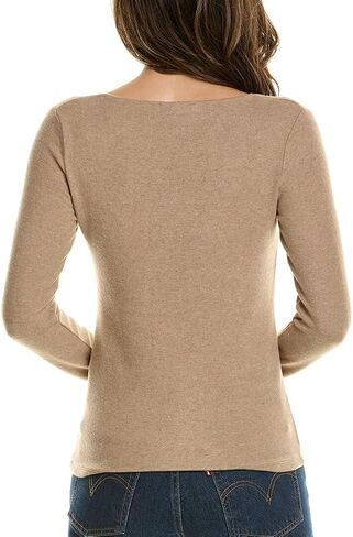Vince Women's Long Sleeve Cozy Scoop Neck Top in Saudi Arabia
