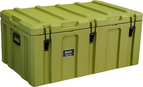 SRC-160 Crossover 38 Inch Cargo Case, Equipment Hard Case, Roto Molded, Stackable with Pad-Lock Hasp, TSA Standard, IPX4 Rated (Gray) in Kuwait