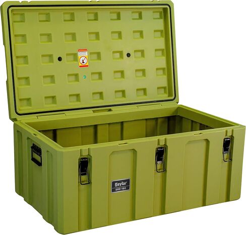 SRC-160 Crossover 38 Inch Cargo Case, Equipment Hard Case, Roto Molded, Stackable with Pad-Lock Hasp, TSA Standard, IPX4 Rated (Gray) in Kuwait