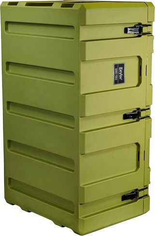 SRC-160 Crossover 38 Inch Cargo Case, Equipment Hard Case, Roto Molded, Stackable with Pad-Lock Hasp, TSA Standard, IPX4 Rated (Gray) in Kuwait