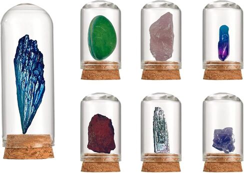 7 Piece Crystals and Healing Stones Set Natural Gemstones and Raw Crystals forDecoration, Education, Healing Stone, Collection in Saudi Arabia