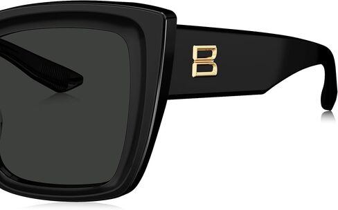 BOLON Women Oversized Square Cat Eye Stylish Sunglasses BL3211 Amalfi 53mm, Exclusive Eyewear Brand of EssilorLuxottica in Saudi Arabia