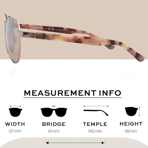 Tory Burch TY6070 PILOT Shape Sunglasses with eSHADES Luxury Eyewear kit Bundle in Saudi Arabia