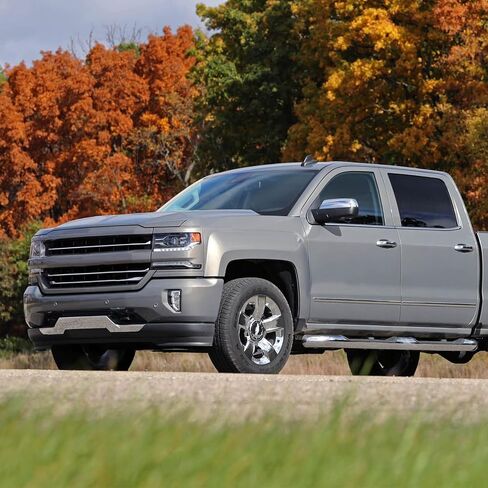 Front Lower Bumper Valance Fit for Chevy Silverado 1500 2016 2017 2018 and fit for 2019 Silverado 1500 LD Front Bumper Air Dam Deflector w/o Tow Hook Hole GM1015134 in Saudi Arabia