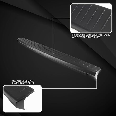 Autozensation Compatible with Dodge Ram 1500 2006-2008, 2006-2009 Ram 2500 3500, Tailgate Moulding Cap Spoiler Cover in Saudi Arabia