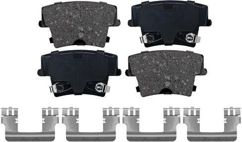 Detroit Axle - Rear Brake Kit for Chrysler 300 Dodge Challenger Charger Magnum Replacement Brakes Rotors and Ceramic Brake Pads : Vented Rear Rotors in Saudi Arabia