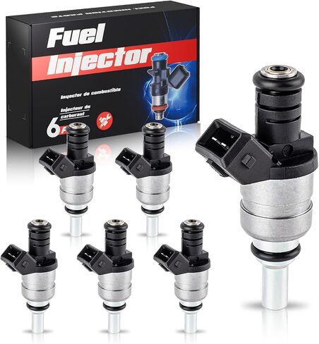 ENA 2 Holes Fuel Injectors Compatible with BMW 325i 325Ci 325xi 328i 320i 323i 525i X3 Z4 323Ci 328Ci 528i Z3 2.5L L6 1999 2000 2001 2002 2003 2004 2005 Replacement for 1427240 13537546244 Set of 6 in Saudi Arabia