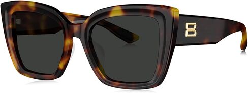 BOLON Women Oversized Square Cat Eye Stylish Sunglasses BL3211 Amalfi 53mm, Exclusive Eyewear Brand of EssilorLuxottica in Saudi Arabia