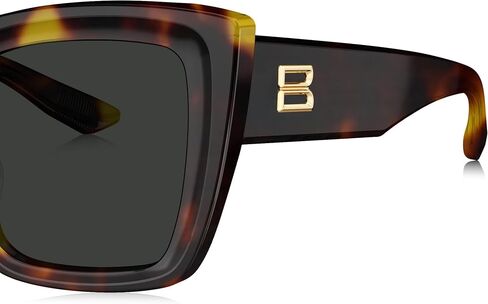 BOLON Women Oversized Square Cat Eye Stylish Sunglasses BL3211 Amalfi 53mm, Exclusive Eyewear Brand of EssilorLuxottica in Saudi Arabia