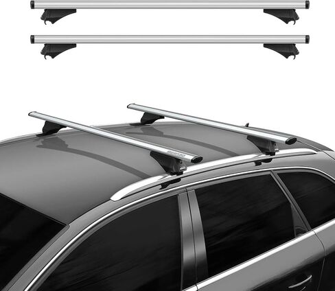 Omac Lockable Rack Rack Cross Bars Carrier Luggage Carrier لـ Kia Sorento 2021-2025 أسود مضاد للسرقة للسفر قوارب الزوارق تزلج التزلج على الجليد التزلج على الجليد in Kuwait