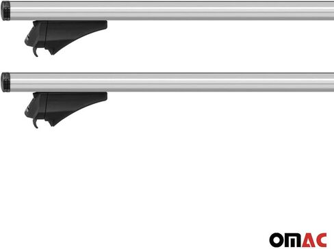 Omac Lockable Rack Rack Cross Bars Carrier Luggage Carrier لـ Kia Sorento 2021-2025 أسود مضاد للسرقة للسفر قوارب الزوارق تزلج التزلج على الجليد التزلج على الجليد in Kuwait