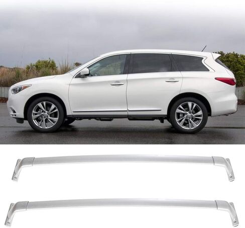 2PCS Silver Roof Rack Crossbars Replacement for Infiniti QX60 2014-2021 for Infiniti JX35 2013 AZHZ Aluminum Alloy Roof Rack Crossbars in Saudi Arabia
