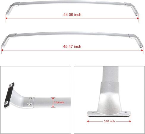 2PCS Silver Roof Rack Crossbars Replacement for Infiniti QX60 2014-2021 for Infiniti JX35 2013 AZHZ Aluminum Alloy Roof Rack Crossbars in Saudi Arabia