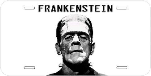 Frankenstein Novelty Car Auto License Plate in Saudi Arabia