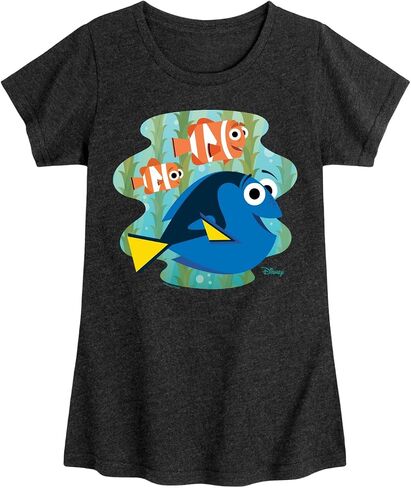 Disney Finding Dory - Dory ، Nemo ، & Marlin - Toddler & Youth Girls Shirt Sleeve Graphic T -Shirt in Kuwait