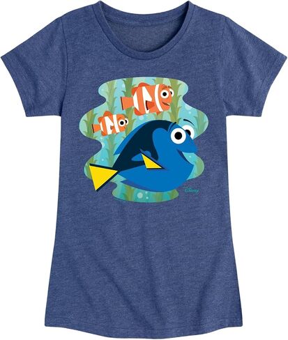 Disney Finding Dory - Dory ، Nemo ، & Marlin - Toddler & Youth Girls Shirt Sleeve Graphic T -Shirt in Kuwait