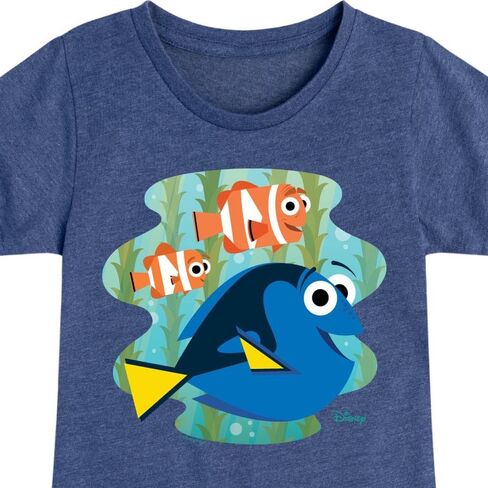 Disney Finding Dory - Dory ، Nemo ، & Marlin - Toddler & Youth Girls Shirt Sleeve Graphic T -Shirt in Kuwait