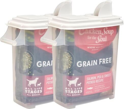 Buddeez Pet Food Storage Dispensers - Dog Food Storage Containers, Cat Food Containers, Bird Seed Containers w/Handle and Flip Lid, 8 Gallon(2 pack) in Kuwait