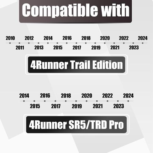 Vijay Side Step Bars تشغيل لوحات توافق مع 2010-2024 4Runner Trail Edition و 2014-2024 4Runner SR5/4Runner TRD PRO in Kuwait