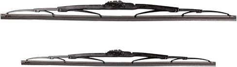 Traditional Titanium 2pc Front Left & Right 15" Windshield Wiper Blade Set in Saudi Arabia