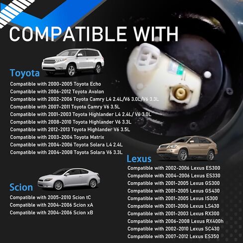043-3000 مرشح مضخة وقود الخزان متوافق مع 2001-2013 Toyota Camry Echo Highlander Matrix Solara Lexus Rx300 Rx400H ES300 ES330 ES350 استبدال 23300-21010 23300-0A020 in Saudi Arabia