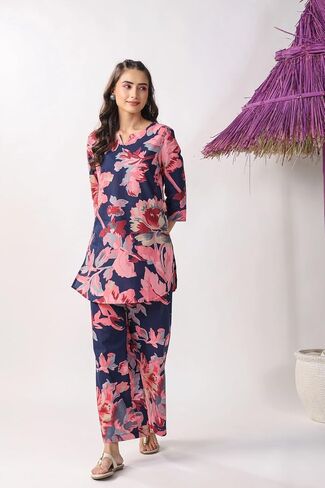 Indian Women Bollywood Kurta Cord Set Indian Pakistani Top Tunic Kurti Party Wear Dress in Saudi Arabia