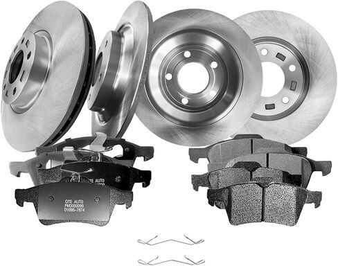 PM Auto Set من 12 Front 300mm-Rear-Rear 302mm Doct Discor Dotors-D1230 7947 Ceramic Brake Pad Kit for 2007-2010 2012-2015 Mazda 5 in Saudi Arabia